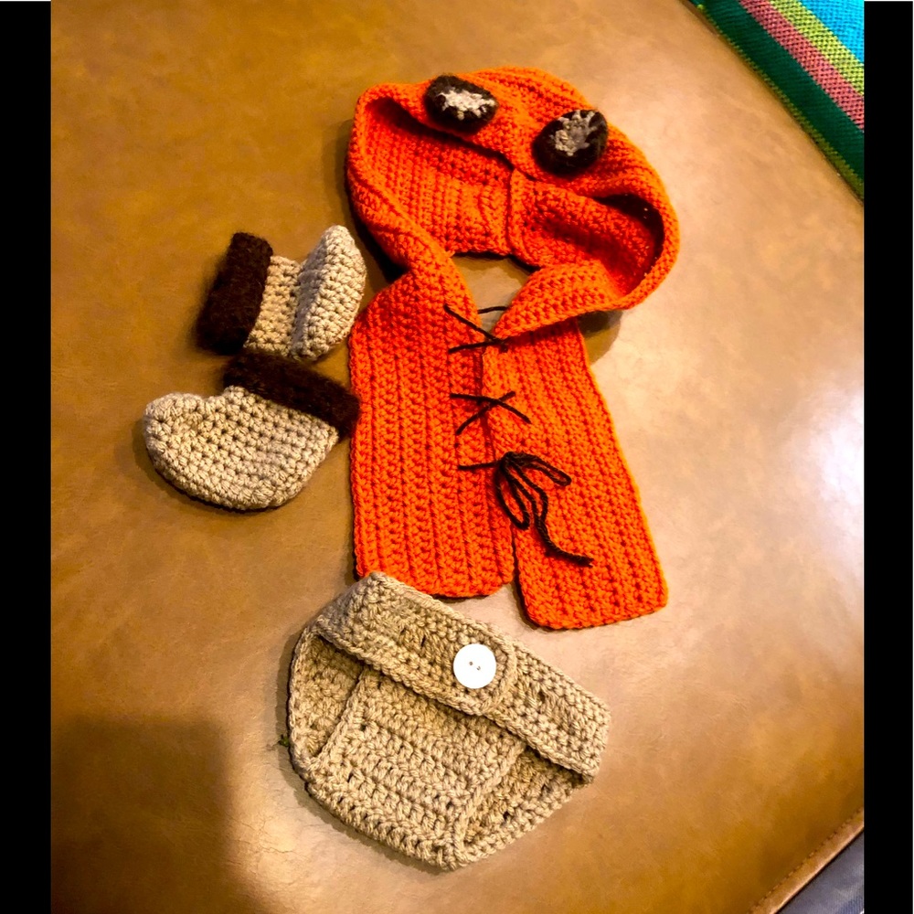 Ewok Infant photo outfit